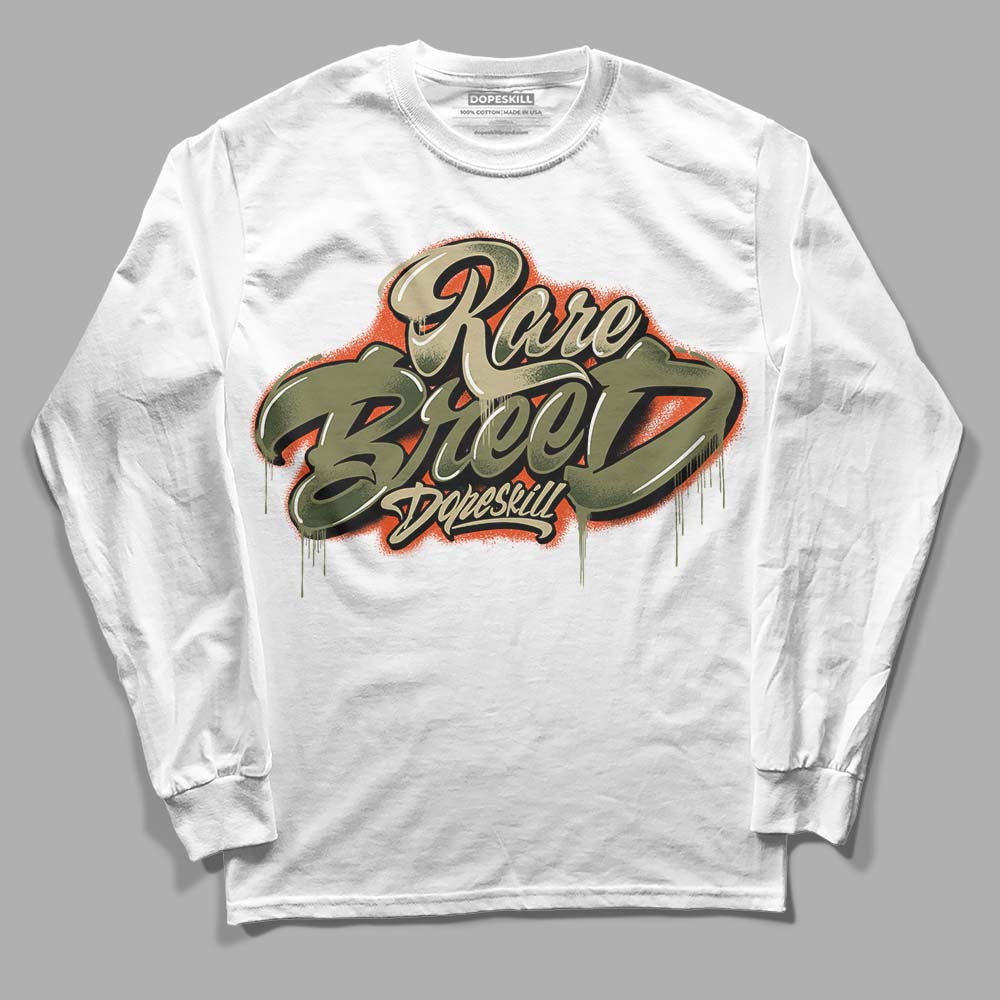 Olive Collection DopeSkill Long Sleeve T-Shirt Rare Breed Type Graphic