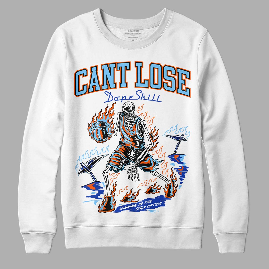 Dunk Low Futura University Blue DopeSkill Sweatshirt Cant Lose Graphic