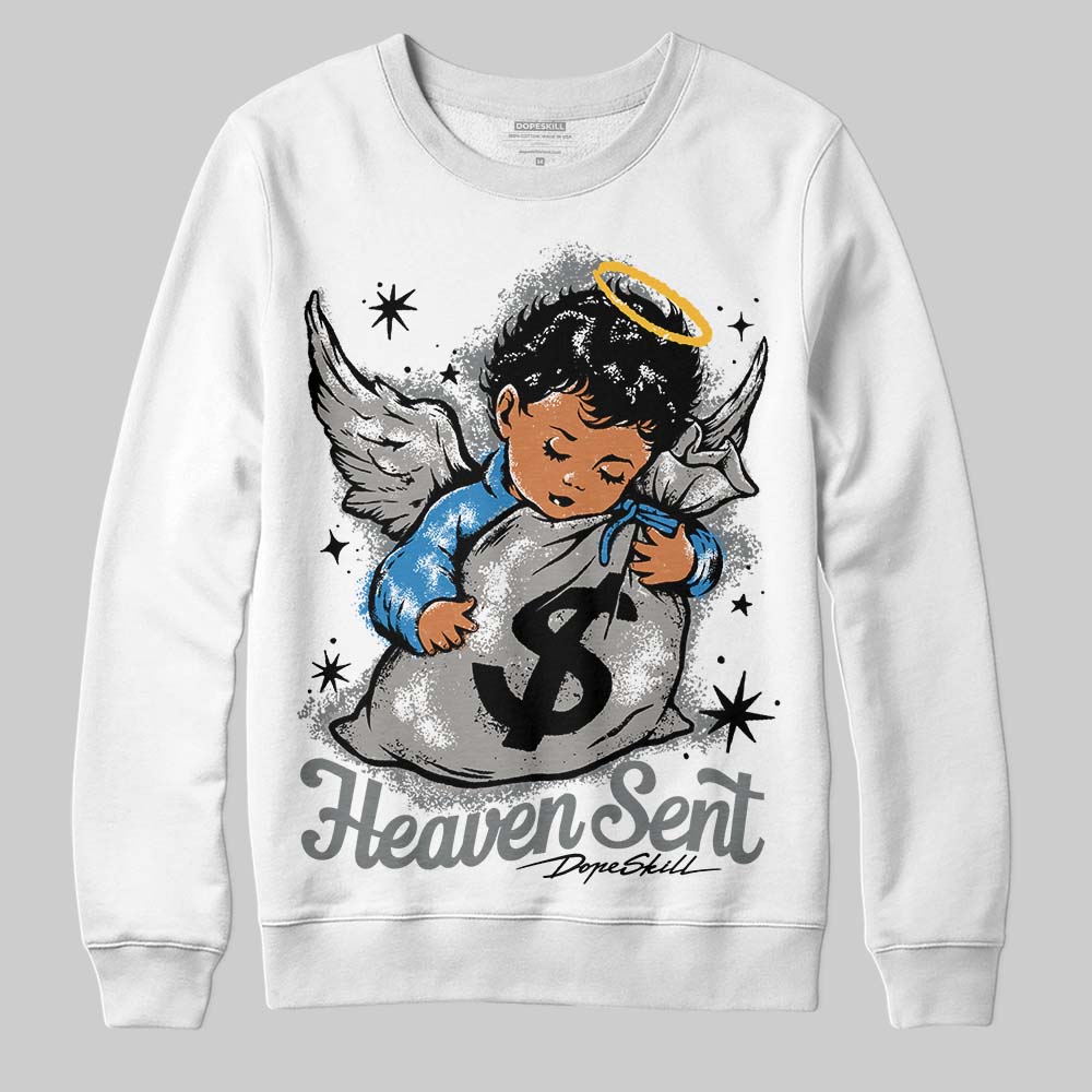 Cool Grey 9s DopeSkill Sweatshirt Heaven Sent Graphic