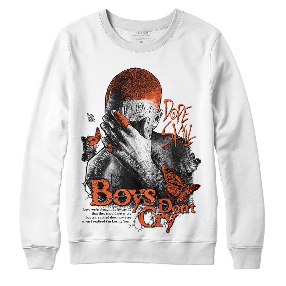 Georgia Peach 3s DopeSkill Sweatshirt Boys Don't Cry Graphic