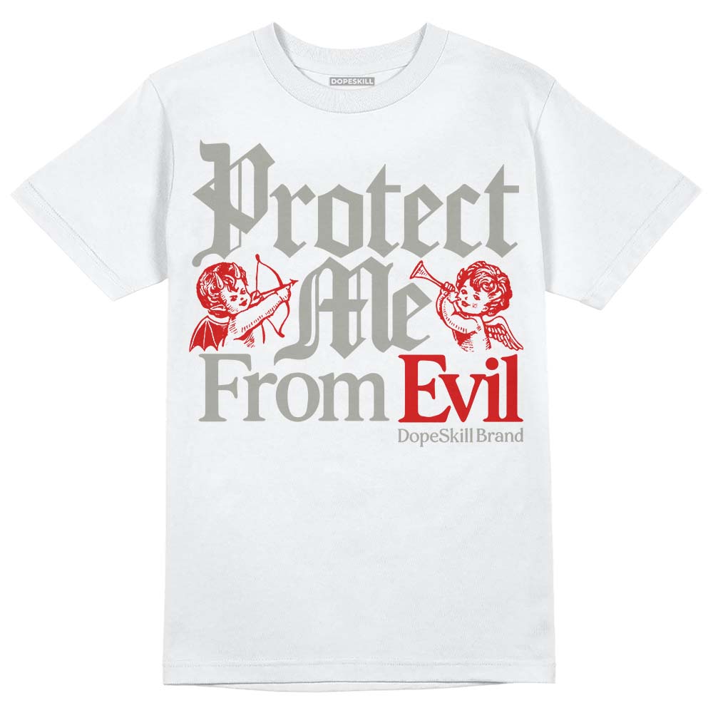 Fire Red 3s DopeSkill T-Shirt Protect Me From Evil Graphic
