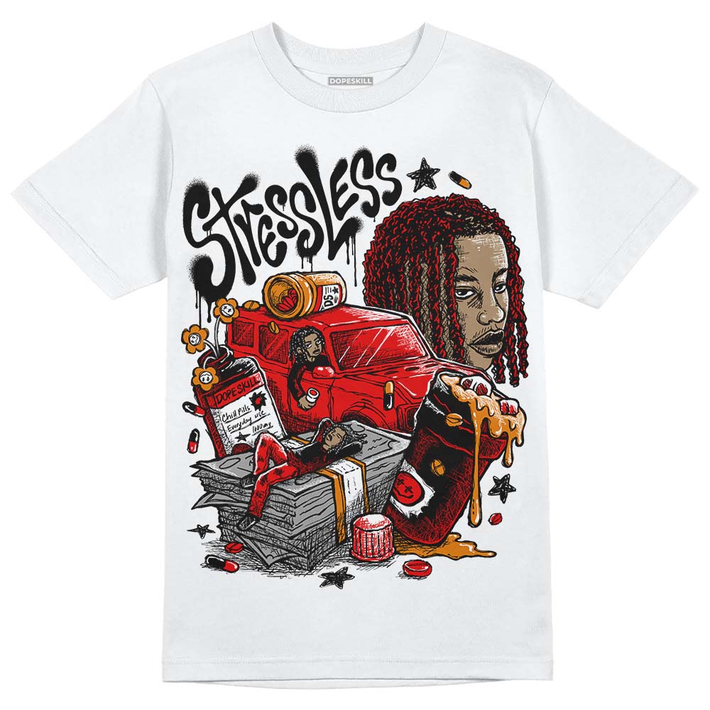 Red Cement 4S DopeSkill T-Shirt Stressless Graphic