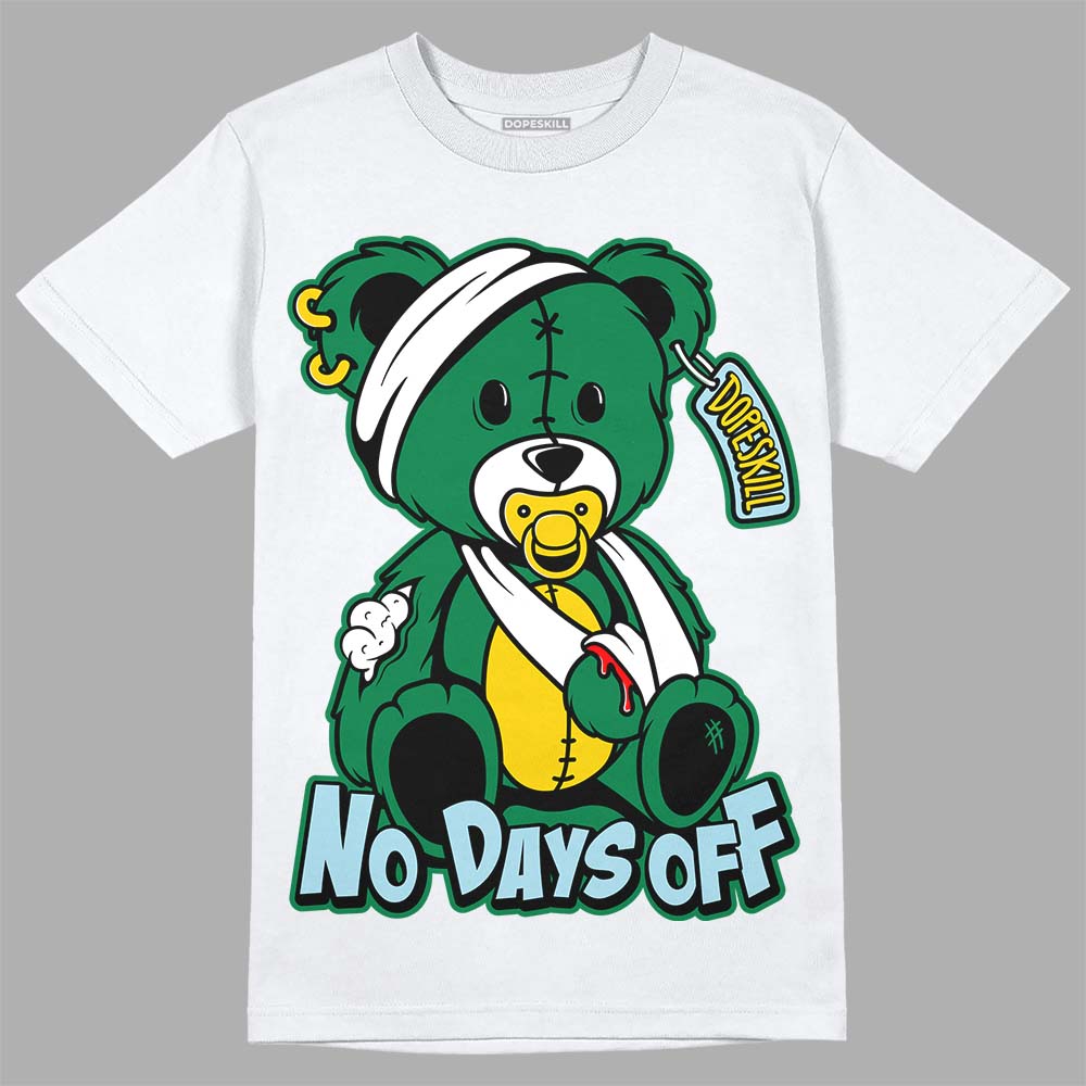 Lucky Green 5s DopeSkill T-Shirt Hurt Bear Graphic