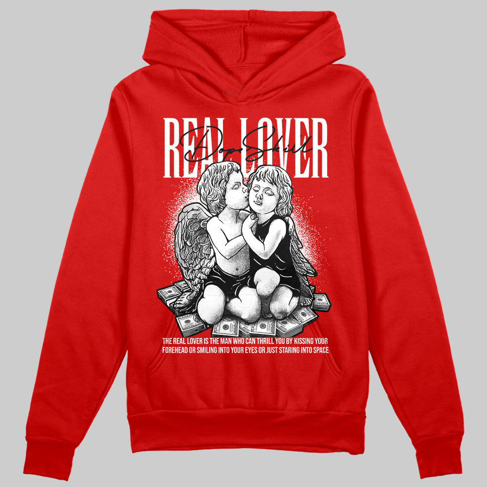 Bred Velvet 11s DopeSkill Red Hoodie Sweatshirt Real Lover Graphic