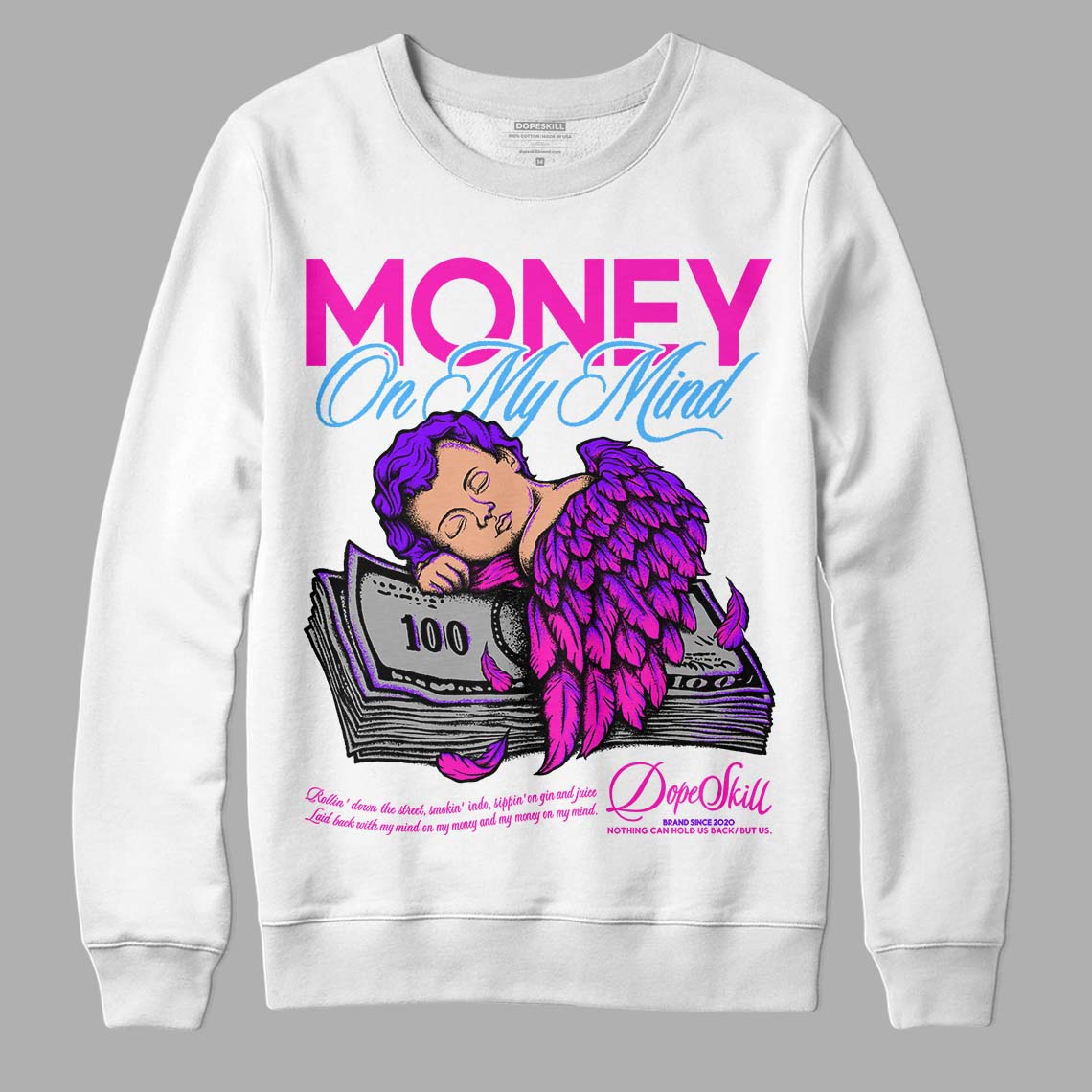 Dunk Low Active Fuchsia DopeSkill Sweatshirt MOMM Graphic