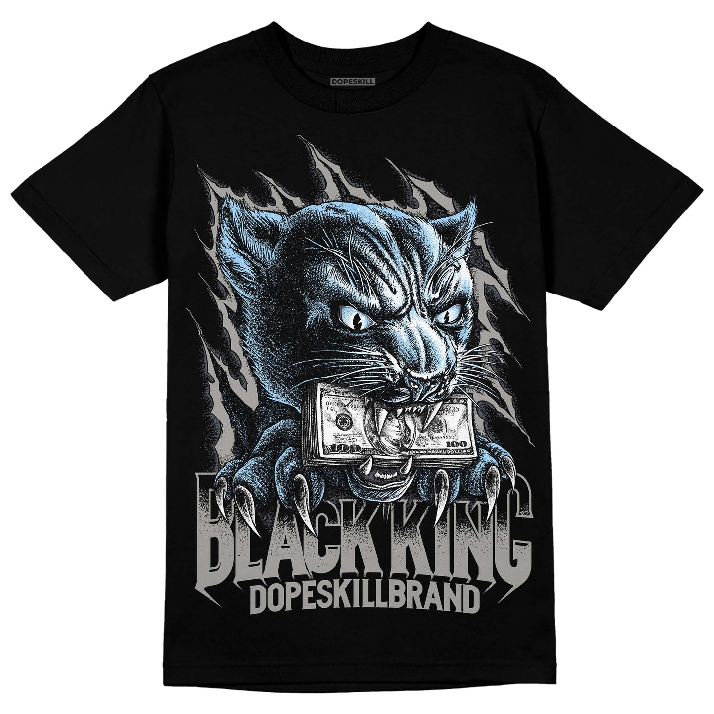 Cool Grey 11s DopeSkill T-Shirt Black King Graphic