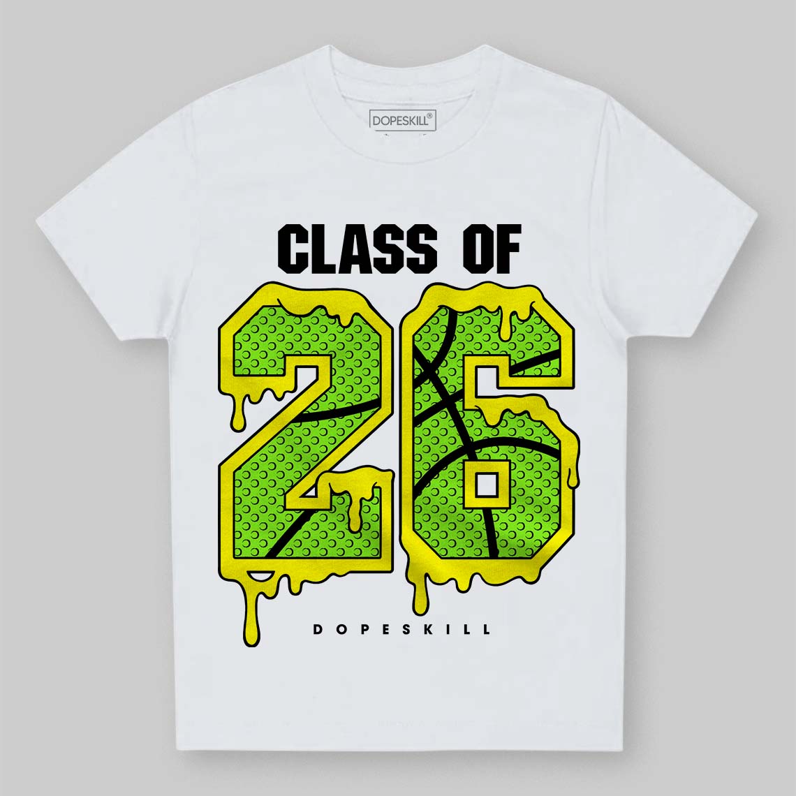 Neon Green Collection DopeSkill Toddler Kids T-shirt 26 Drip Graphic
