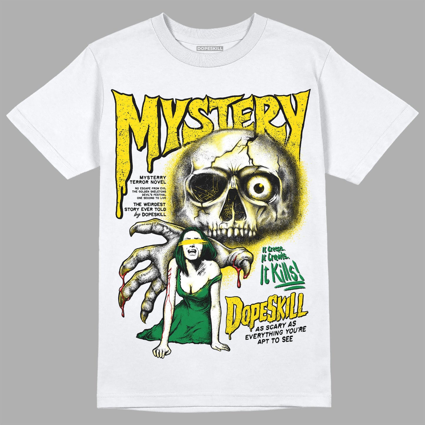 Dunk Reverse Brazil DopeSkill T-Shirt Mystery Ghostly Grasp Graphic