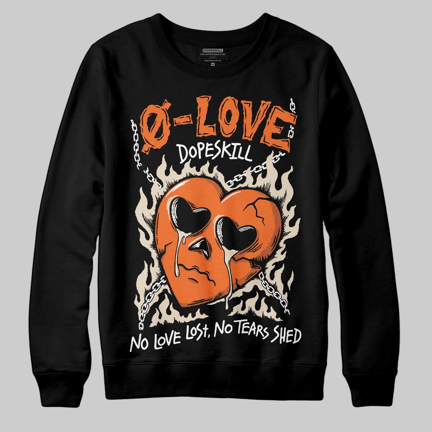 Starfish 3s DopeSkill Sweatshirt Crying Heart Graphic