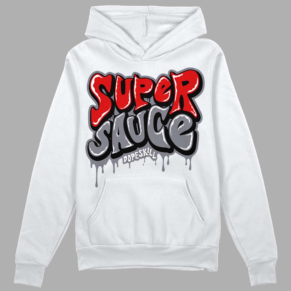 Fire Red 9s DopeSkill Hoodie Sweatshirt Super Sauce Graphic