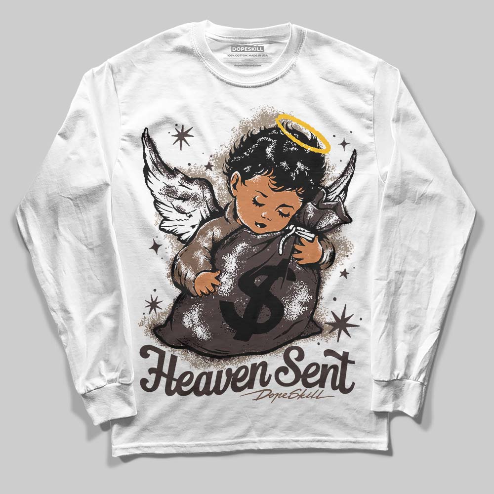 Baroque Brown 12s DopeSkill Long Sleeve T-Shirt Heaven Sent Graphic