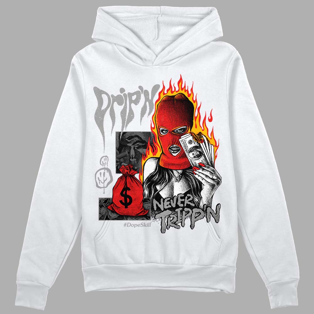 Grey Collection DopeSkill Hoodie Sweatshirt Drip'n Never Tripp'n Graphic