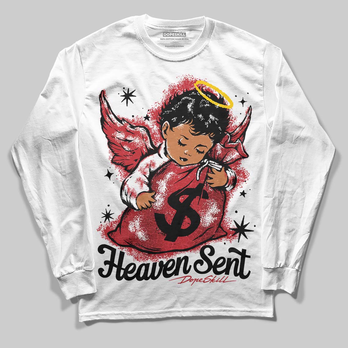 Ruby 1s DopeSkill Long Sleeve T-Shirt Heaven Sent Graphic