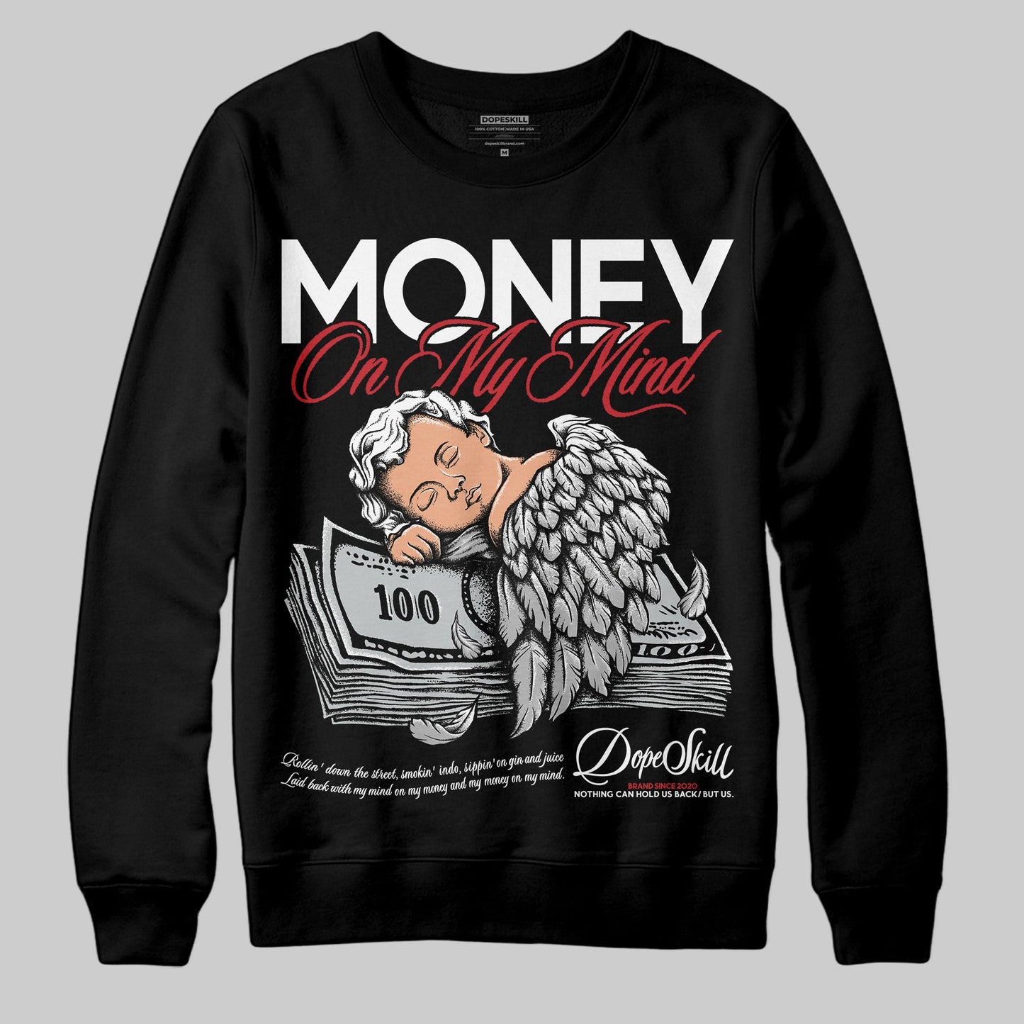Bred Velvet 11s DopeSkill Sweatshirt MOMM Graphic