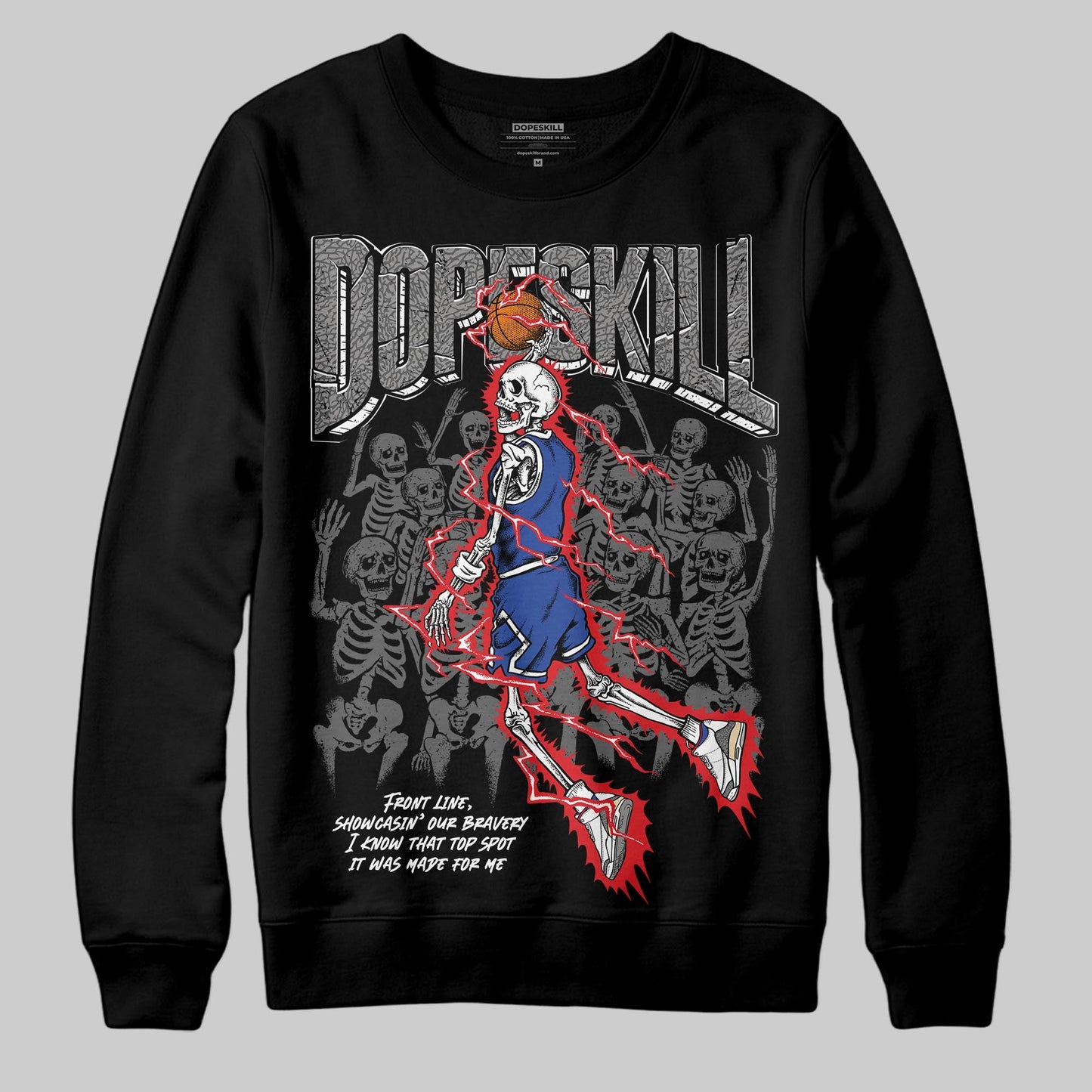 Seoul 2.0 3s DopeSkill Sweatshirt Thunder Dunk Graphic