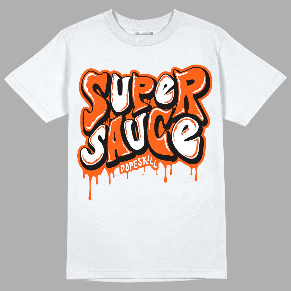 Orange Milk DopeSkill T-Shirt Super Sauce Graphic