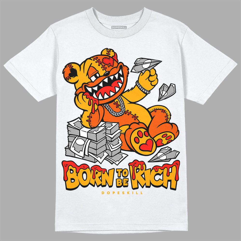 Black Taxi 12s DopeSkill T-Shirt Born To Be Rich Graphic