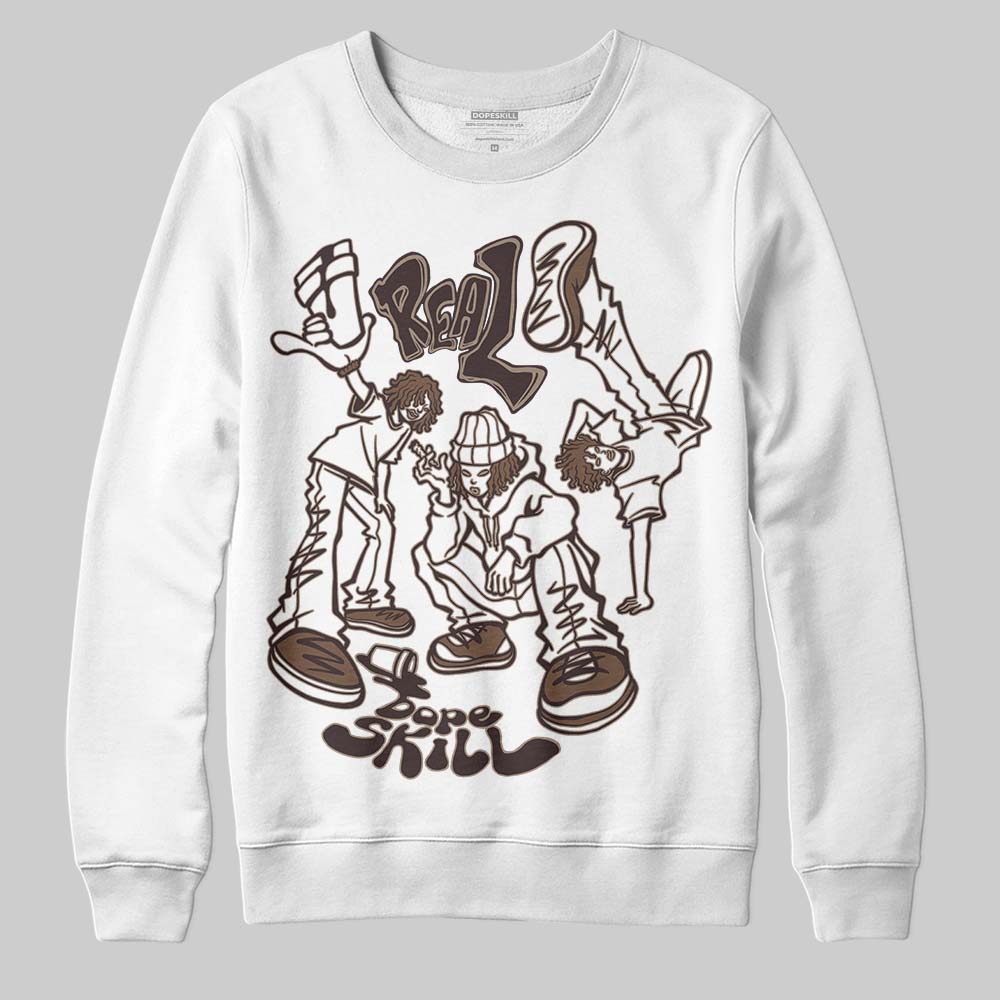 Baroque Brown 12s DopeSkill Sweatshirt Real Y2K Players Graphic