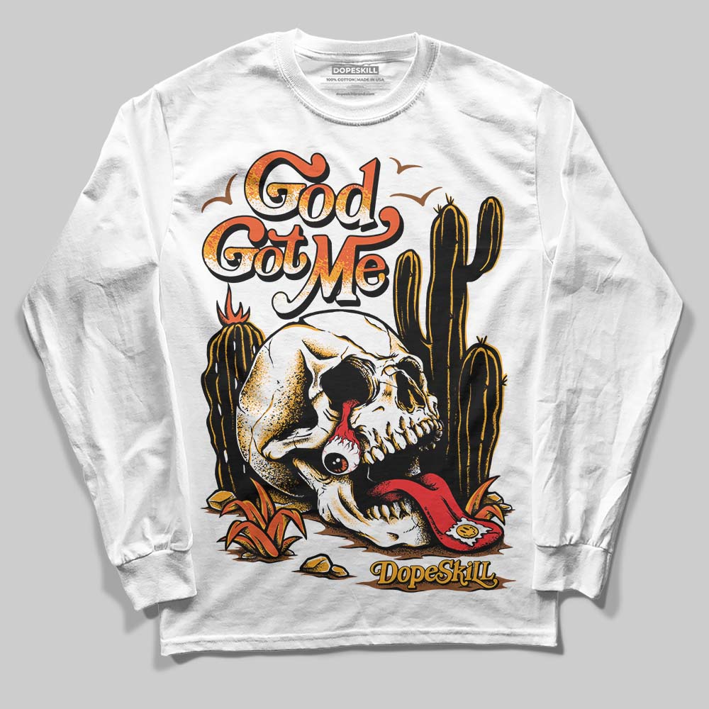 Black Taxi 12s DopeSkill Long Sleeve T-Shirt God Got Me Graphic