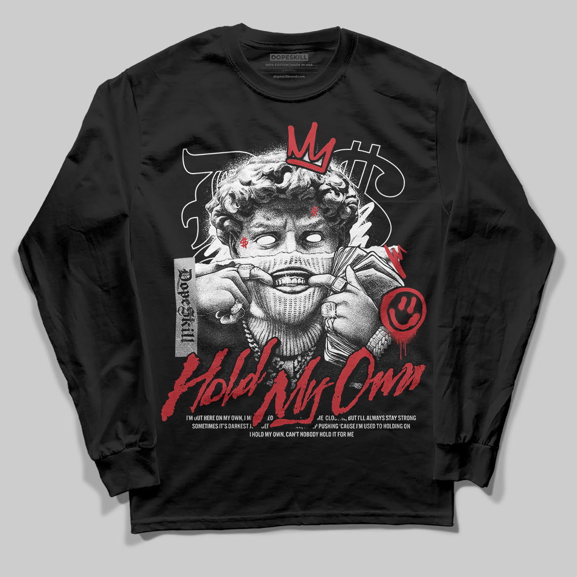 Bred 11s DopeSkill Long Sleeve T-Shirt In My Way Graphic
