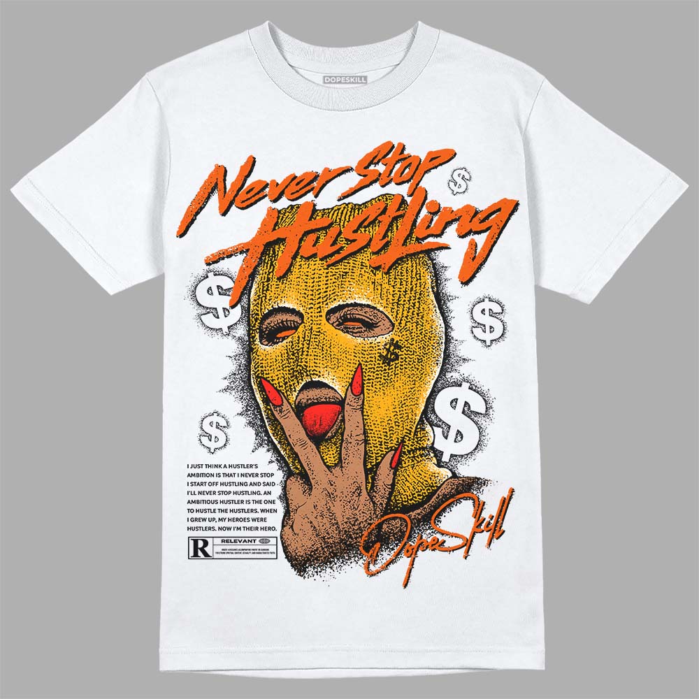 Black Taxi 12s DopeSkill T-Shirt Never Stop Hustling Graphic