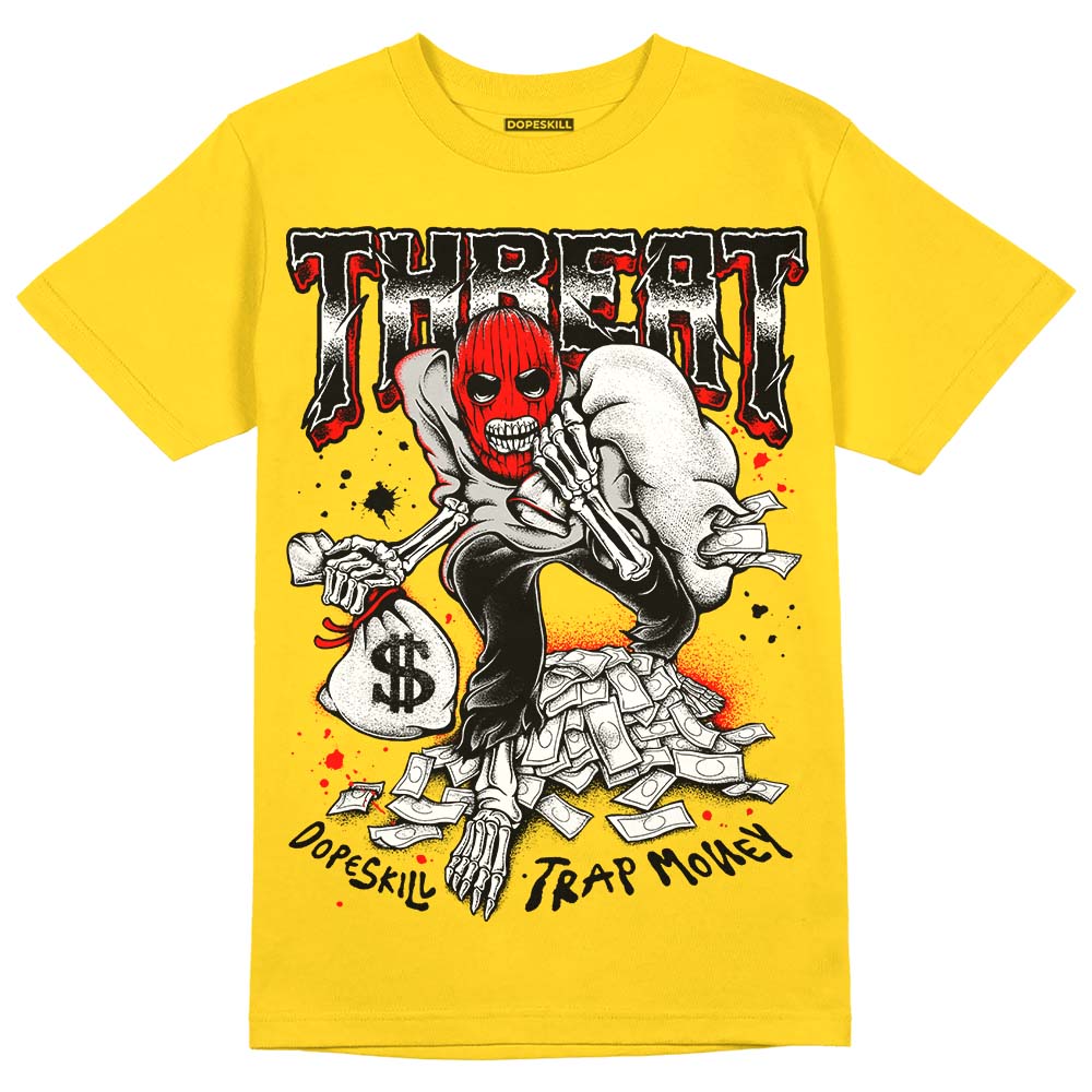 Black Tour Yellow AJ 4 Thunder DopeSkill Unisex T-Shirt Threat Graphic