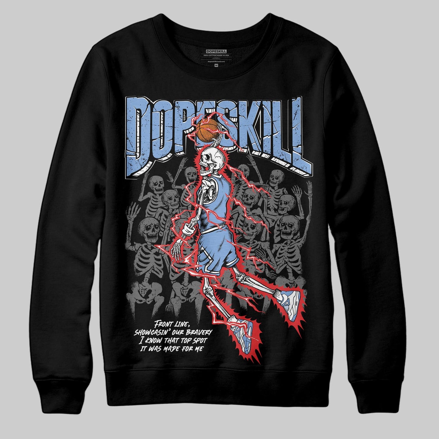 Forget Me Not 4s DopeSkill Sweatshirt Thunder Dunk Graphic