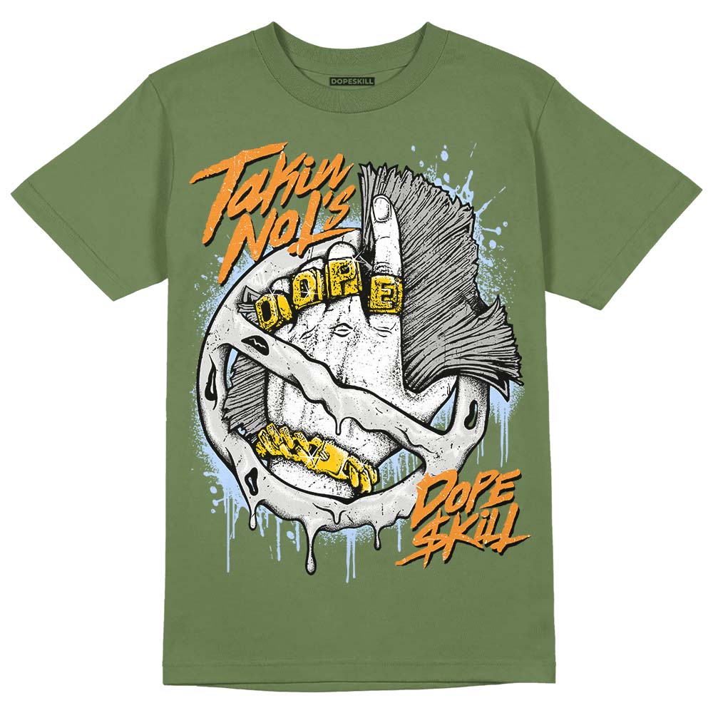 Olive 5s DopeSkill Olive T-shirt Takin No L's Graphic