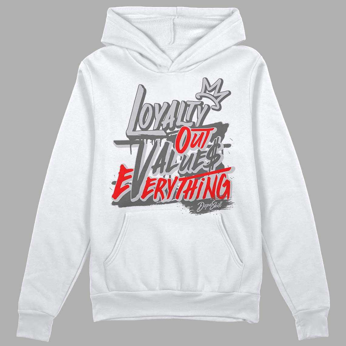 Grey Collection DopeSkill Hoodie Sweatshirt LOVE Graphic