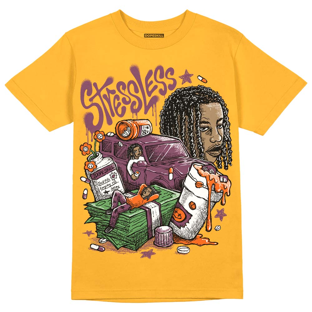 Brotherhood 1s High OG DopeSkill University Gold T-shirt Stressless Graphic