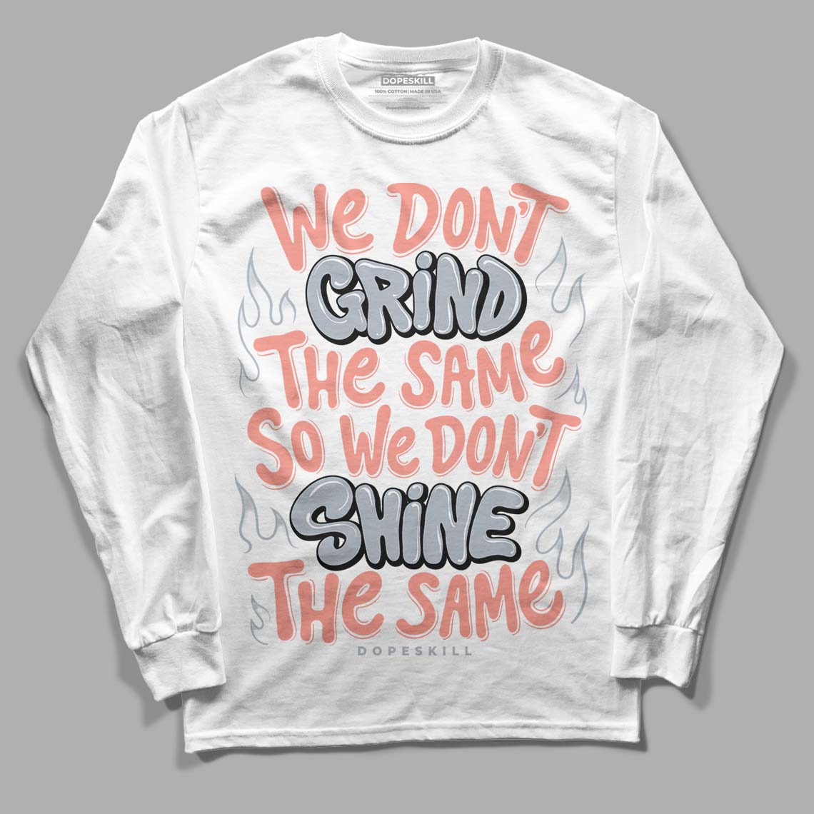 Crimson Bliss 5s DopeSkill Long Sleeve T-Shirt Grind Shine Graphic