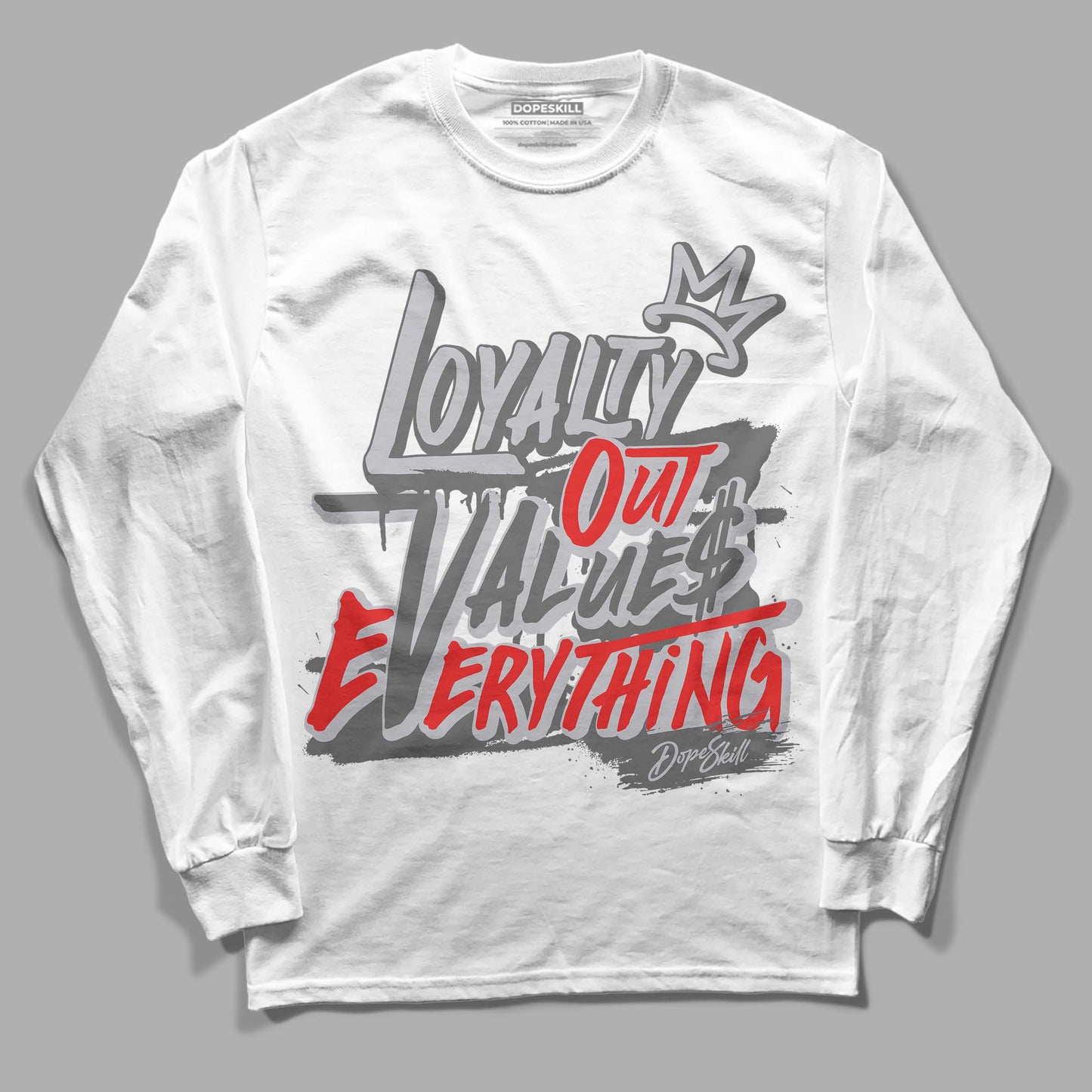 Grey Collection DopeSkill Long Sleeve T-Shirt LOVE Graphic