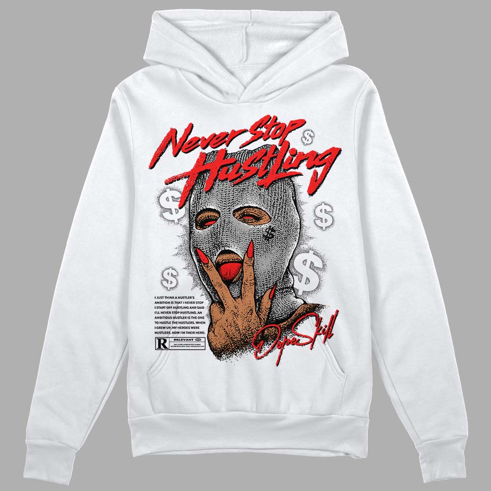 Grey Collection DopeSkill Hoodie Sweatshirt Never Stop Hustling Graphic