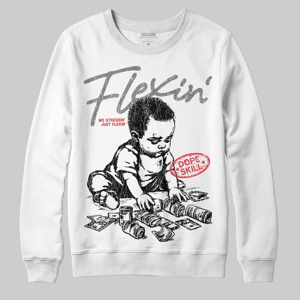 Grey Collection DopeSkill Sweatshirt Flexin' Graphic