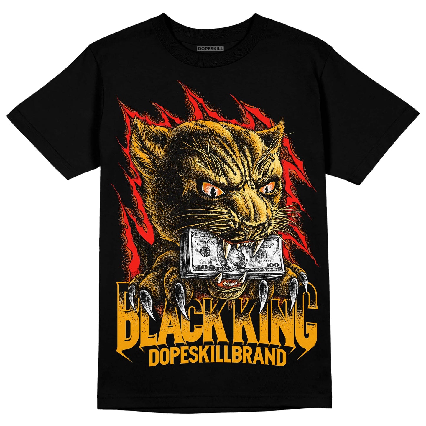 Black Taxi 12s DopeSkill T-Shirt Black King Graphic