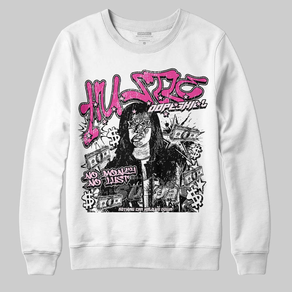 Pink Collection DopeSkill Sweatshirt No Money No Lust Graphic