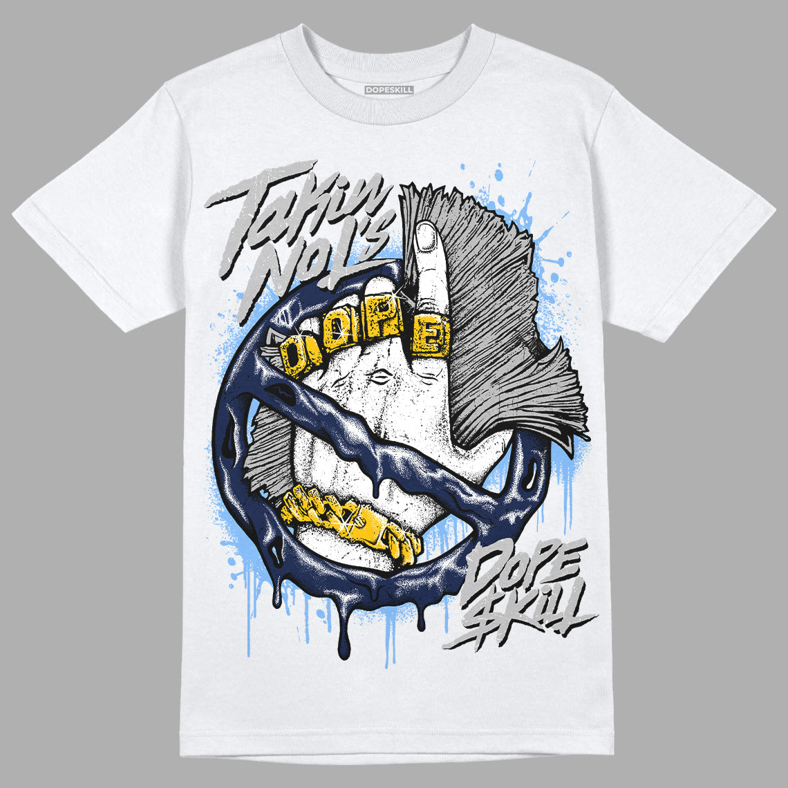 Midnight Navy 5s DopeSkill T-Shirt Takin No L's Graphic