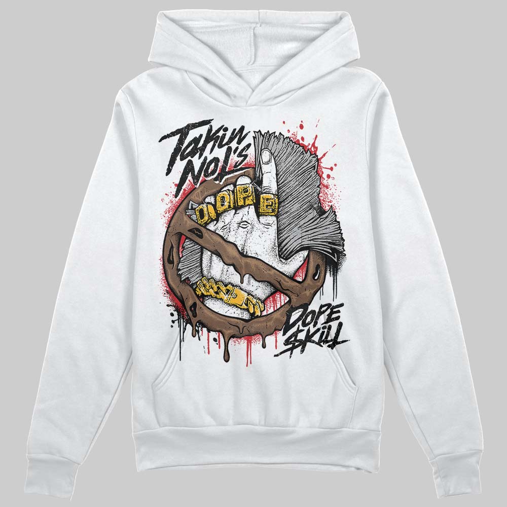 Olive 9s DopeSkill Hoodie Sweatshirt Takin No L's Graphic