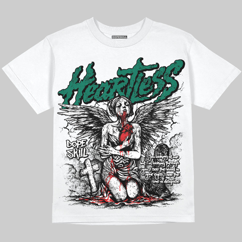 Oxidized Green 4s DopeSkill Oversize Print T-Shirt Heartless Graphic