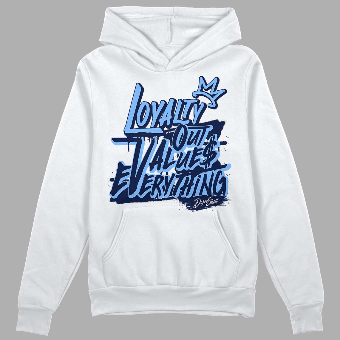 Midnight Navy 5s DopeSkill Hoodie Sweatshirt LOVE Graphic