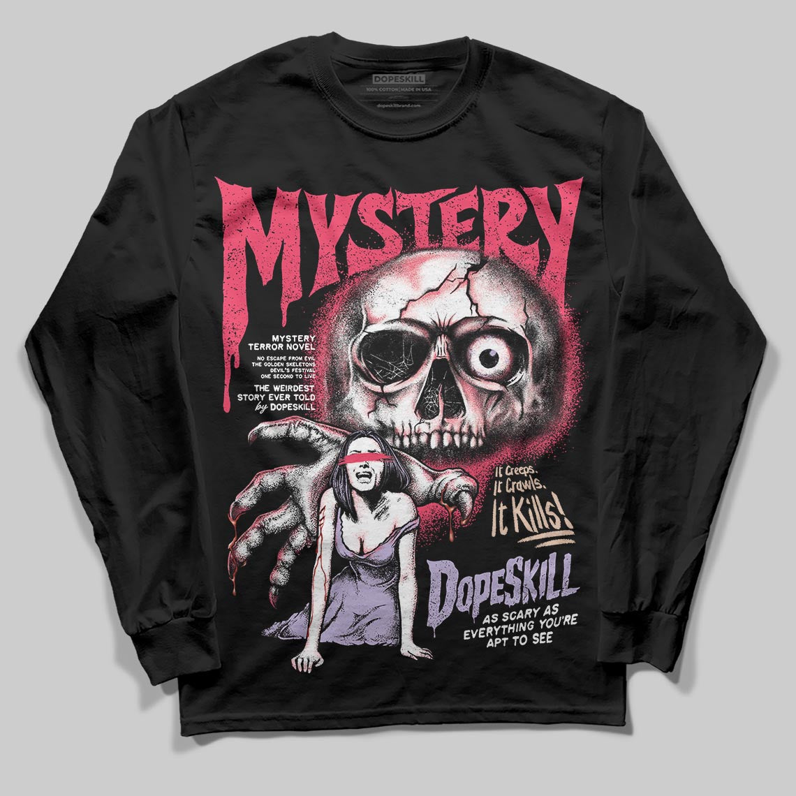 Peanut Butter Jelly 5s DopeSkill Long Sleeve T-Shirt Mystery Ghostly Grasp Graphic