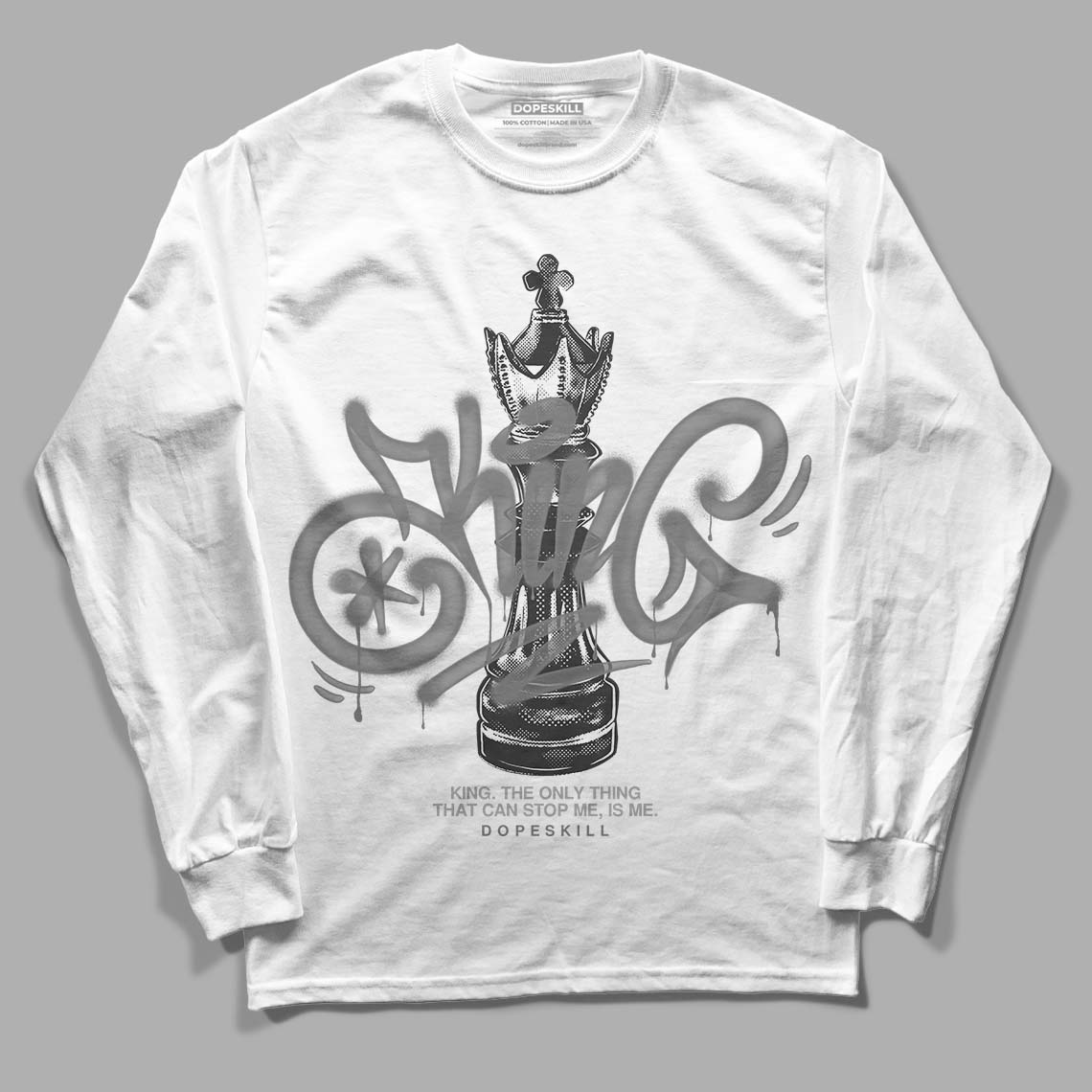 Stealth 12s DopeSkill Long Sleeve T-Shirt King Chess Graphic