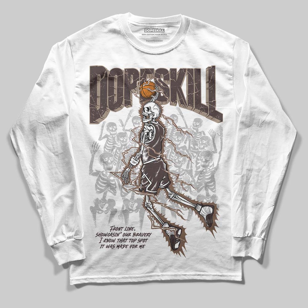 Baroque Brown 12s DopeSkill Long Sleeve T-Shirt Thunder Dunk Graphic