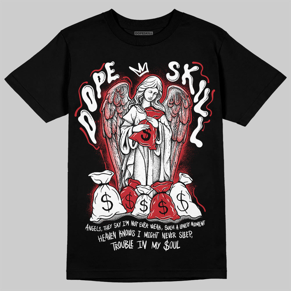 Bred Velvet 11s DopeSkill T-Shirt Angels Graphic