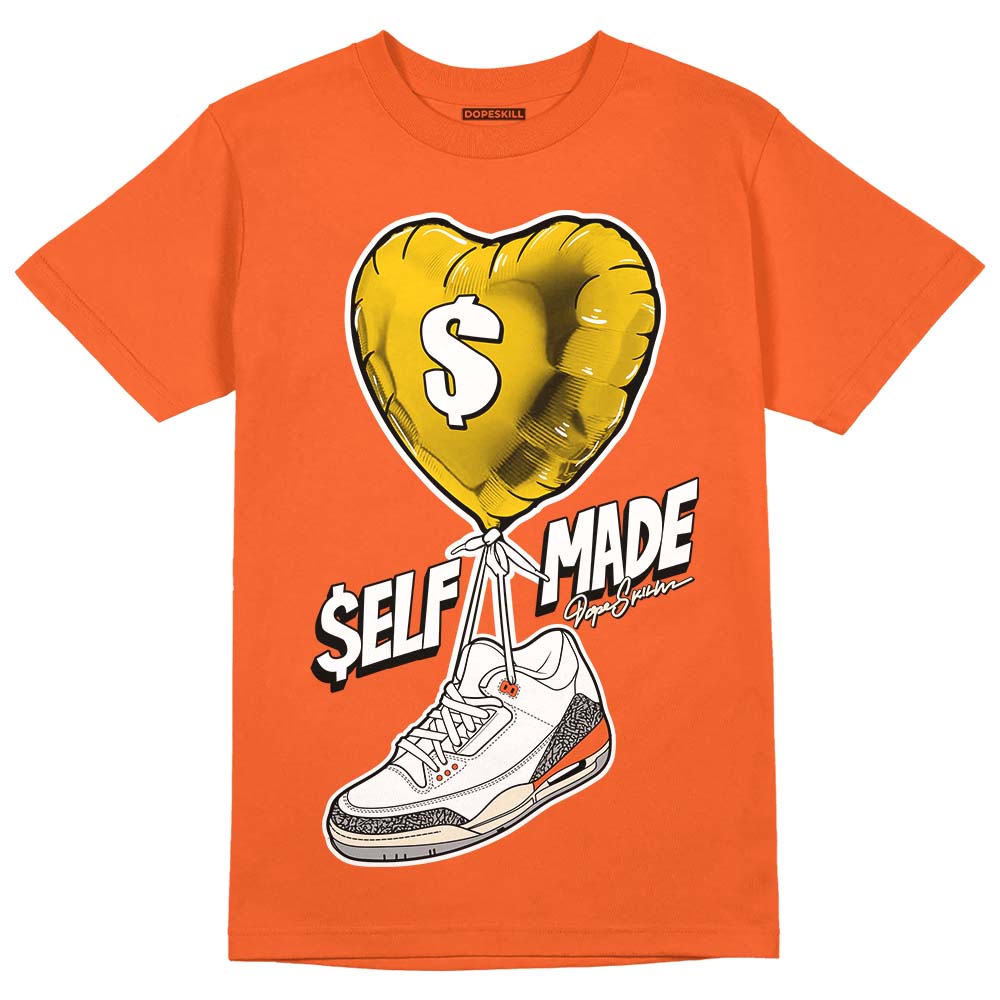 Georgia Peach 3s DopeSkill Orange T-shirt Self Made Graphic