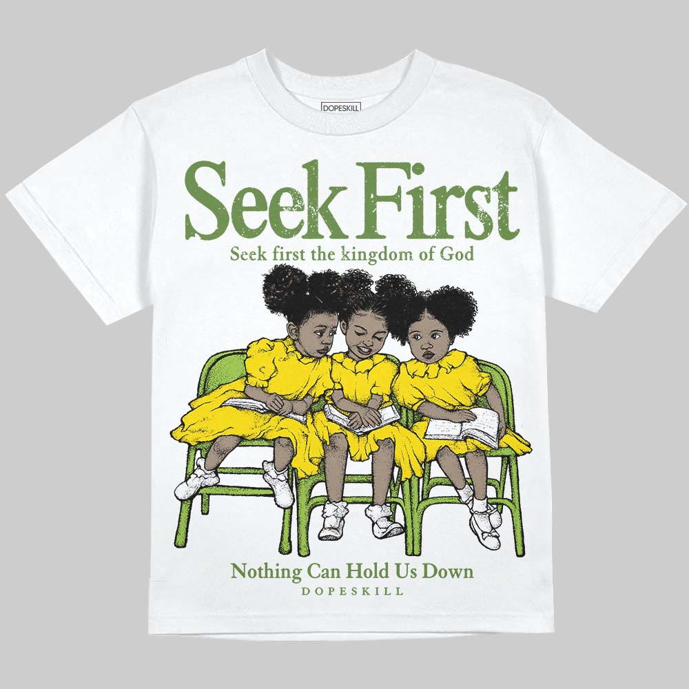 Dunk 'Chlorophyll' DopeSkill Oversize Print T-Shirt New Seek First Graphic