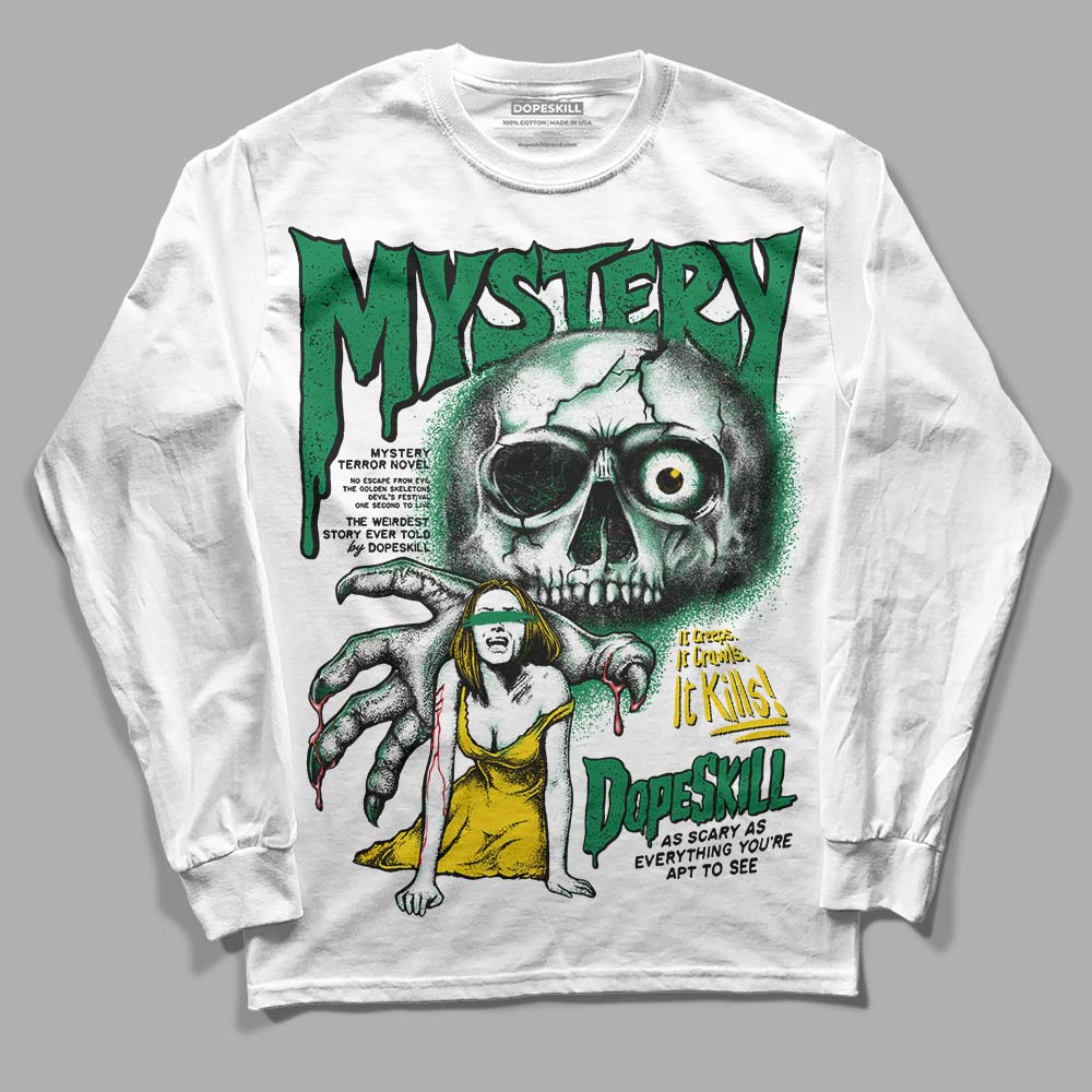 Lucky Green 5s DopeSkill Long Sleeve T-Shirt Mystery Ghostly Grasp Graphic