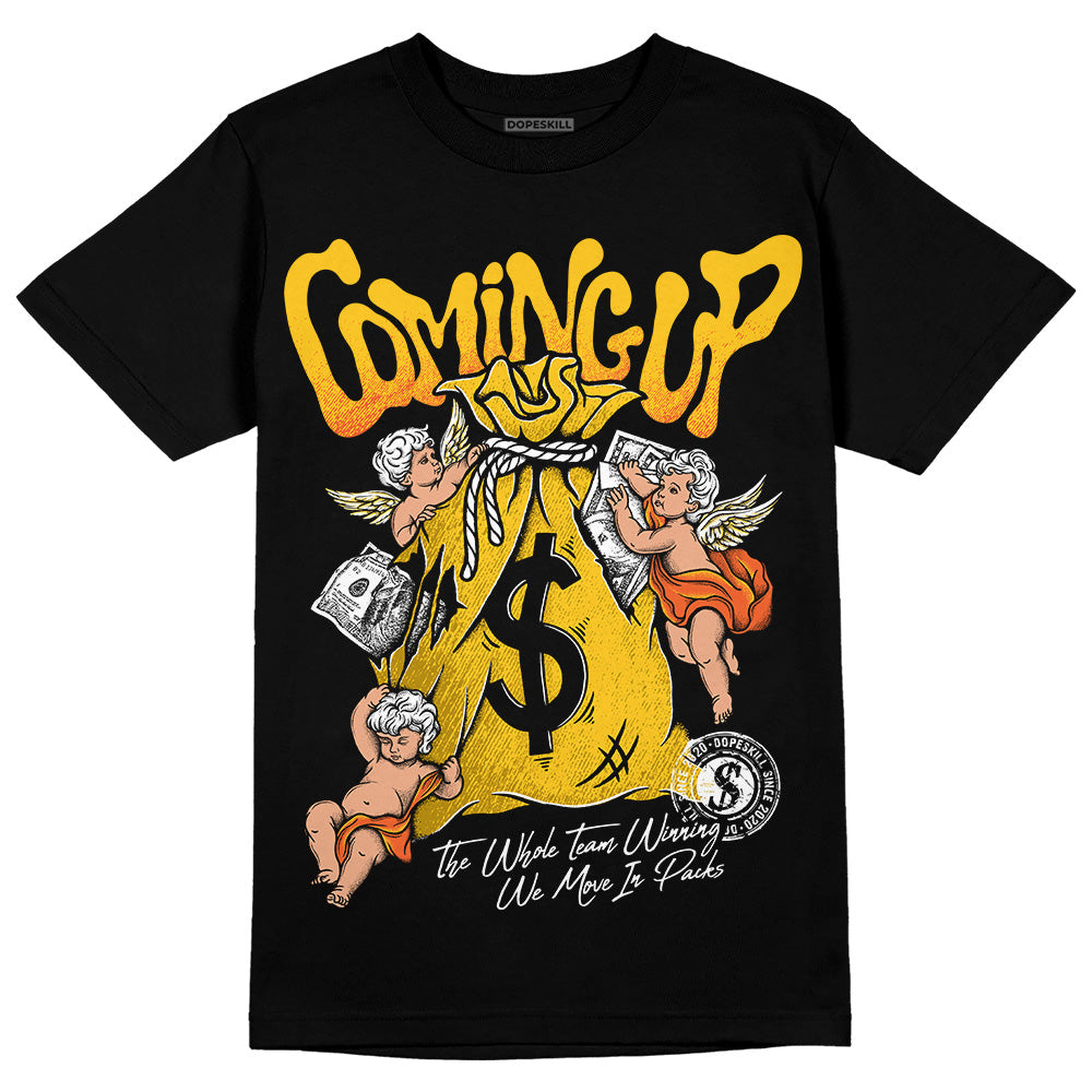 Yellow Collection DopeSkill T-Shirt Money Bag Coming Up Graphic