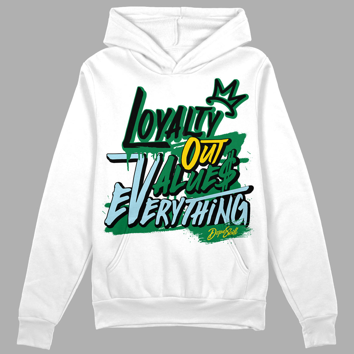 Lucky Green 5s DopeSkill Hoodie Sweatshirt LOVE Graphic