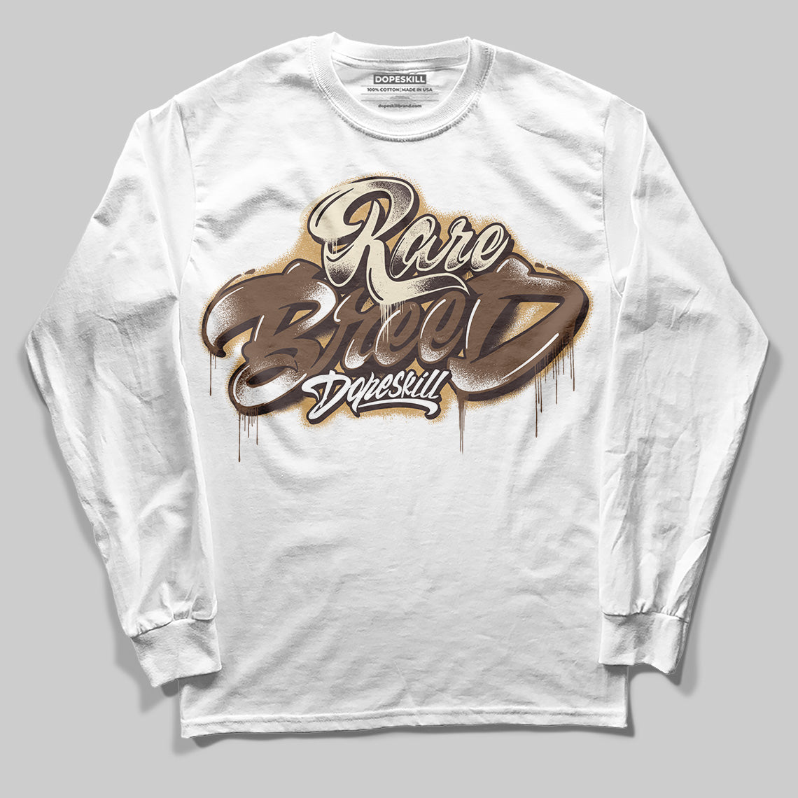 Earth 5s DopeSkill Long Sleeve T-Shirt Rare Breed Type Graphic